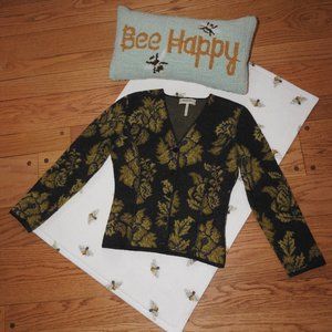 Rodier Sweater from France Gray and Gold